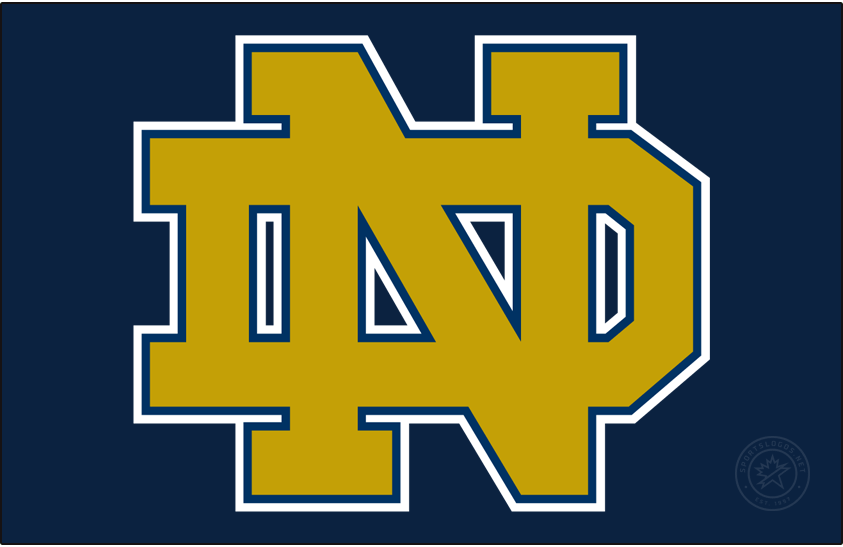 Notre Dame Fighting Irish 1986-2006 Alt on Dark Logo t shirts iron on transfers